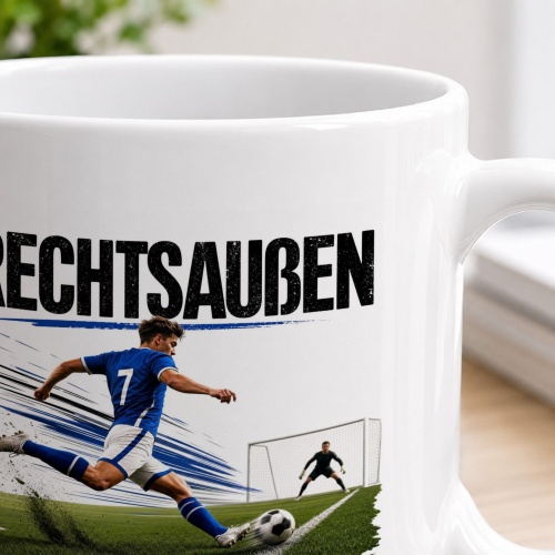 Tasse »Rechtsaußen – Schnell. Direkt. Unberechenbar.«