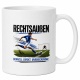 Tasse »Rechtsaußen – Schnell. Direkt. Unberechenbar.«