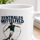 Tasse »Zentrales Mittelfeld – Verbindung. Kontrolle. Übersicht.«