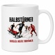 Tasse »Halbstürmer. Beweglich. Kreativ. Torgefährlich.«