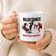 Tasse »Halbstürmer. Beweglich. Kreativ. Torgefährlich.«