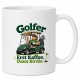 Tasse »Golfer – Erst Kaffee. Dann Birdie.«