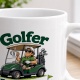 Tasse »Golfer – Erst Kaffee. Dann Birdie.«