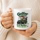 Tasse »Golfer – Erst Kaffee. Dann Birdie.«