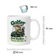 Tasse »Golfer – Erst Kaffee. Dann Birdie.«