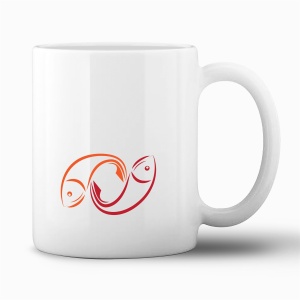 Tasse "Christliche Fische"