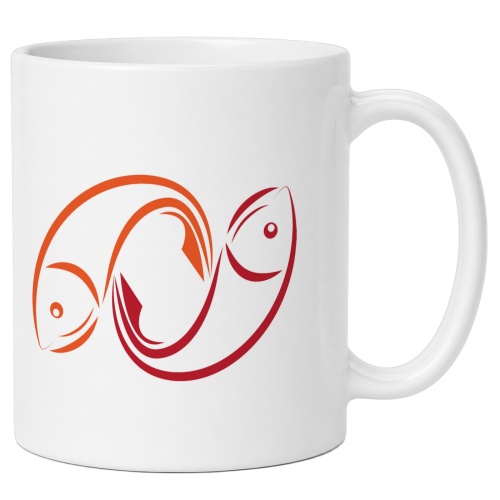 Tasse »Zwei Fische Motiv«