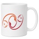 Tasse »Zwei Fische Motiv«