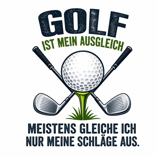 Tasse »Golf ist mein Ausgleich«