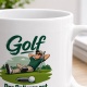 Tasse »Golf – Der Ball war gut. Das Loch stand falsch.«