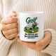 Tasse »Golf – Der Ball war gut. Das Loch stand falsch.«