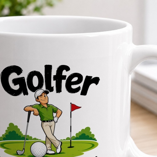 Tasse »Golfer – Ich schlage mich ganz gut«