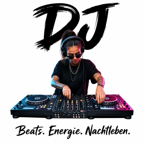 Tasse »DJ – Beats. Energie. Nachtleben.«