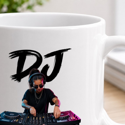 Tasse »DJ – Beats. Energie. Nachtleben.«