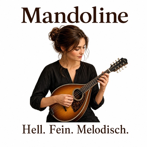 Tasse »Mandoline – Hell. Fein. Melodisch.«