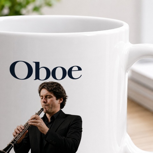 Tasse »Oboe – Fein. Klar. Unverwechselbar.«
