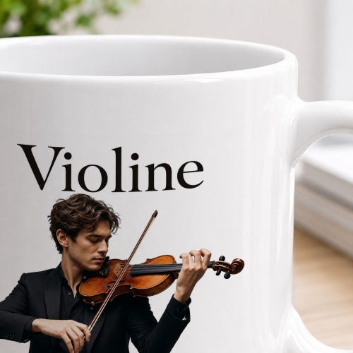 Tasse »Violine – Leidenschaft. Präzision. Gefühl.«