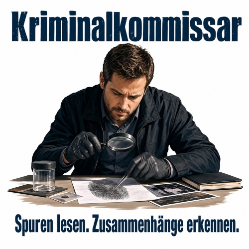 Tasse »Kriminalkommissar – Spuren lesen«