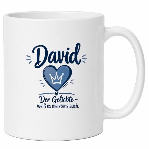 Tasse »David – Der Geliebte«