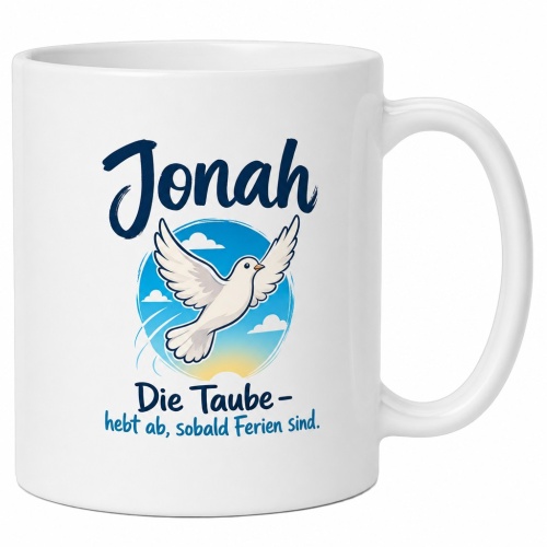 Tasse »Jonah – Die Taube hebt ab«