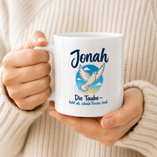 Tasse »Jonah – Die Taube hebt ab«