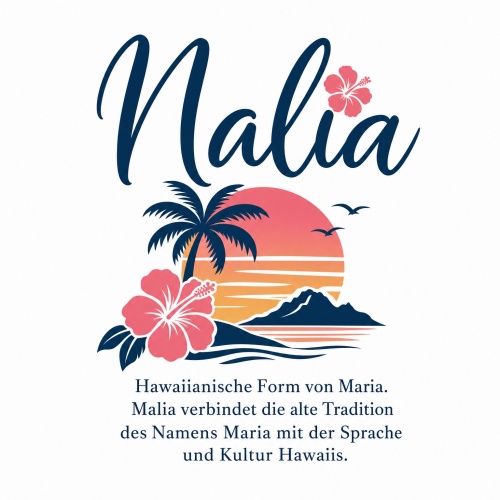 Tasse »Nalia – Hawaii-Name &...