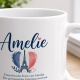 Tasse »Amelie – französischer Name & Eiffelherz«