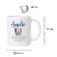 Tasse »Amelie – französischer Name & Eiffelherz«