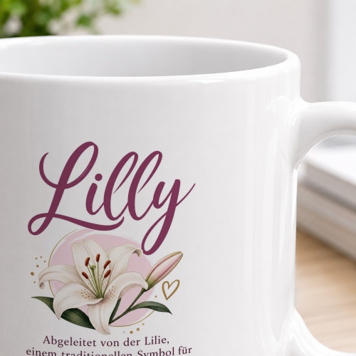 Tasse »Lilly – Bedeutung & Lilie«