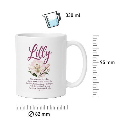 Tasse »Lilly – Bedeutung & Lilie«
