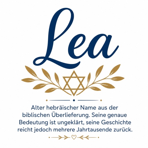 Tasse »Lea – biblischer Name &...
