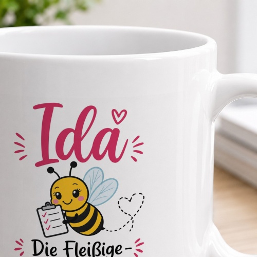 Tasse »Ida – Die Fleißige erledigt alles«