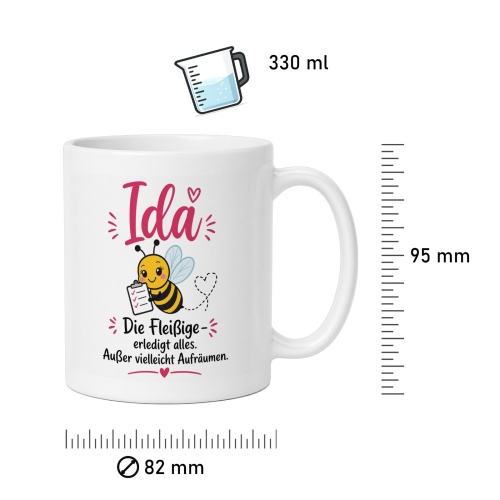 Tasse »Ida – Die Fleißige erledigt alles«