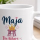Tasse »Maja – Die Höhere steht notfalls auf einen Stuhl«