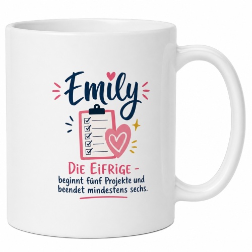 Tasse »Emily – Die Eifrige«