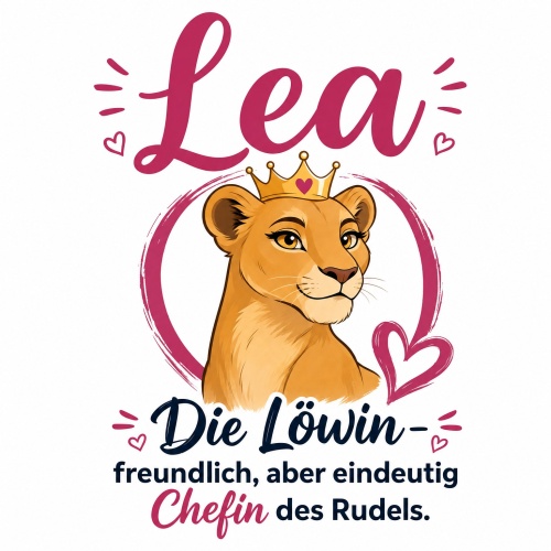 Tasse »Lea – Die Löwin, Chefin des...
