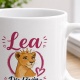 Tasse »Lea – Die Löwin, Chefin des Rudels«