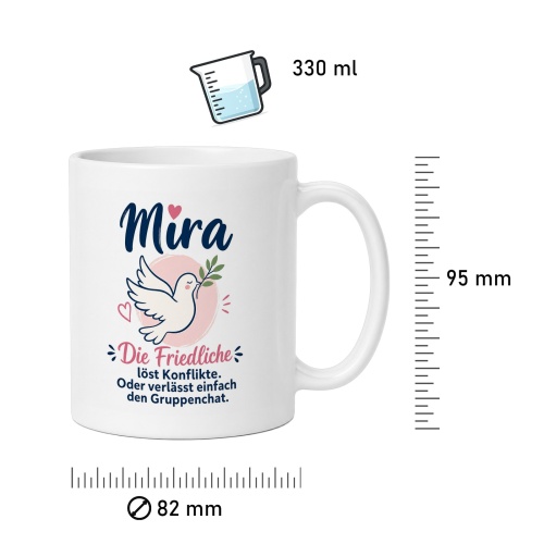 Tasse »Mira – Die Friedliche«