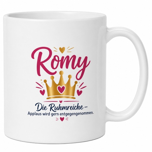 Tasse »Romy – Die Ruhmreiche – Applaus...