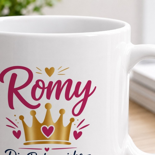 Tasse »Romy – Die Ruhmreiche – Applaus wird gern entgegengenommen«