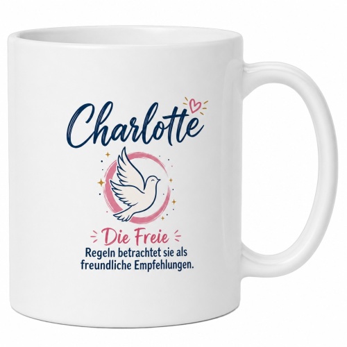 Tasse »Charlotte – Die Freie«