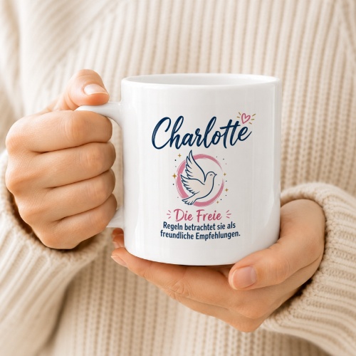Tasse »Charlotte – Die Freie«