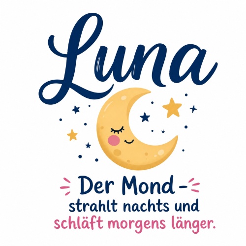 Tasse »Luna – Der Mond strahlt nachts«