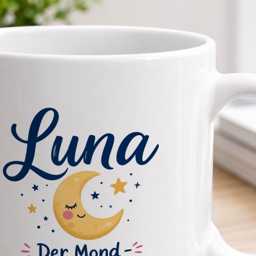Tasse »Luna – Der Mond strahlt nachts«
