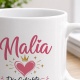 Tasse »Malia – Die Geliebte. Charme gehört zur Grundausstattung.«
