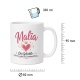 Tasse »Malia – Die Geliebte. Charme gehört zur Grundausstattung.«