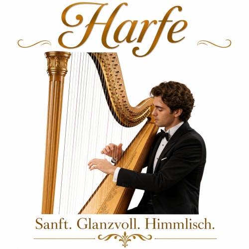 Tasse »Harfe – Sanft. Glanzvoll....