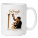Tasse »Harfe – Sanft. Glanzvoll. Himmlisch.«