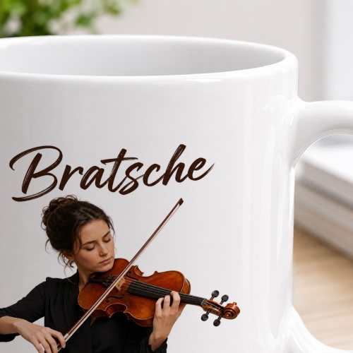 Tasse »Bratsche – Warm. Tief. Ausdrucksstark.«