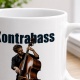 Tasse »Kontrabass. Fundament. Tiefe. Charakter.«